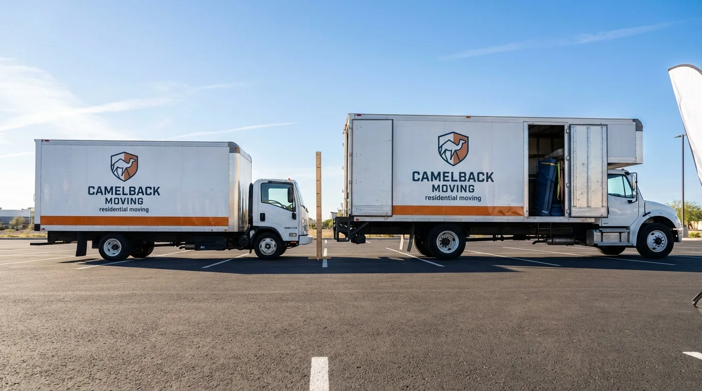 Moving truck size capacity guide in Spartanburg